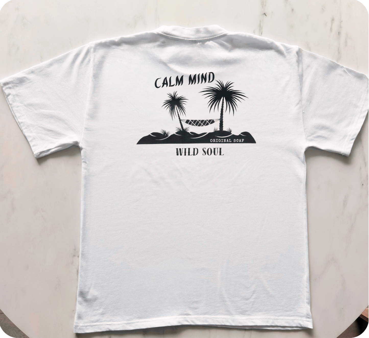 T-SHIRT CALM MIND - Cotton Heavy Tee - Oversize